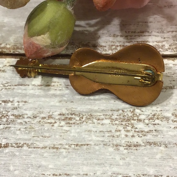 Vintage Western Germany Violin Brooch - Picture 16 of 16